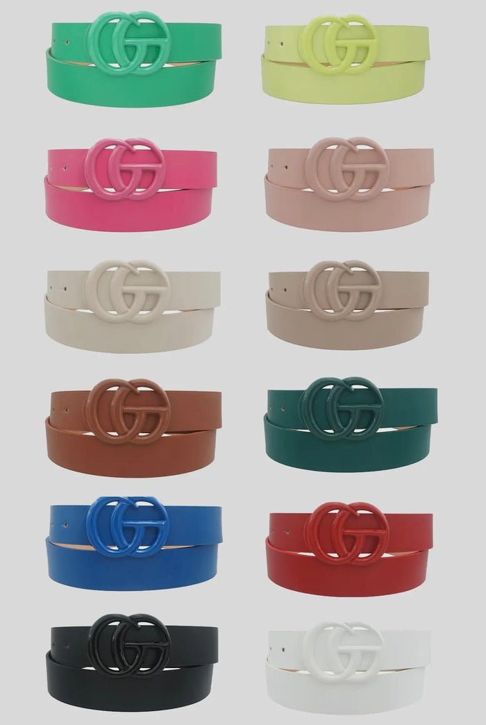 Color coated belts