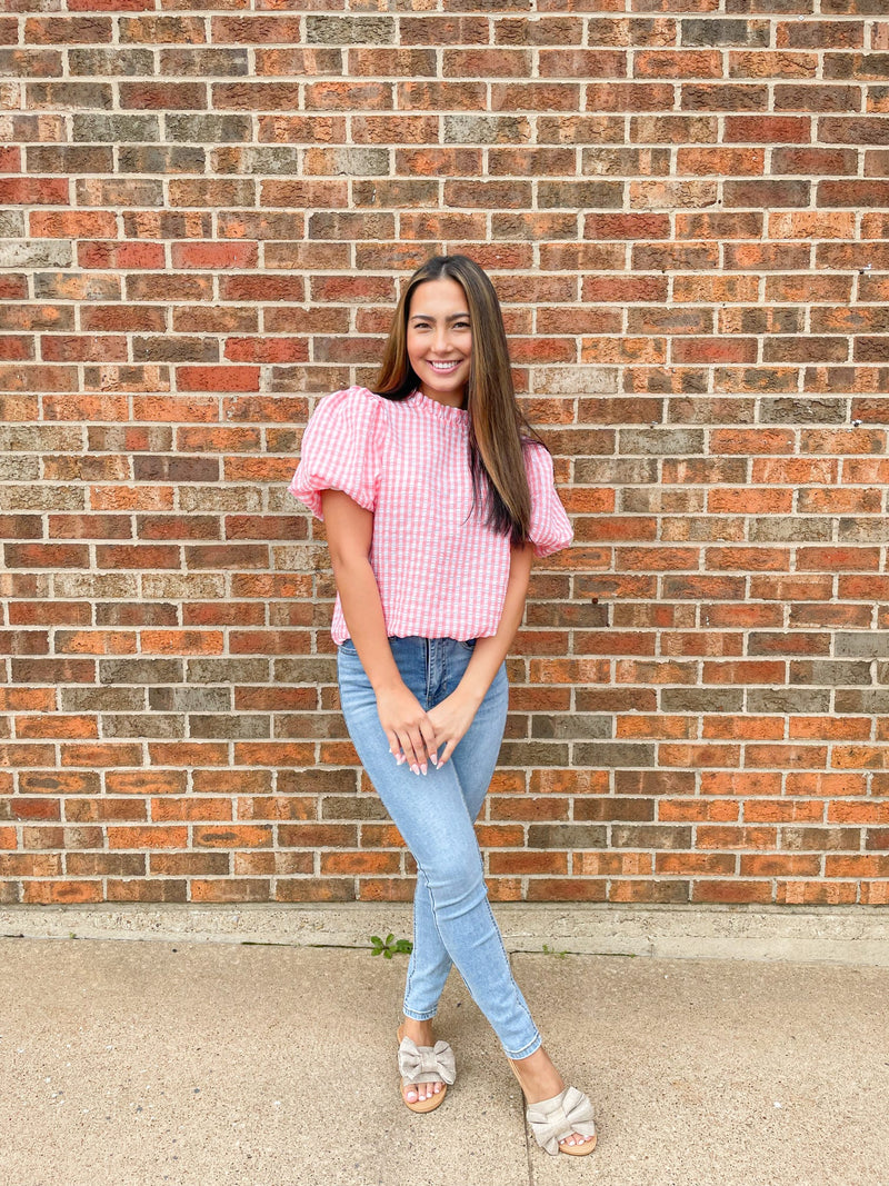 Gingham top