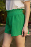 Wide Elastic WaistTextured Shorts