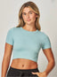 Round neck crop