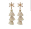 Holiday tassel earrings