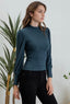 Mock Neck Long Sleeve top