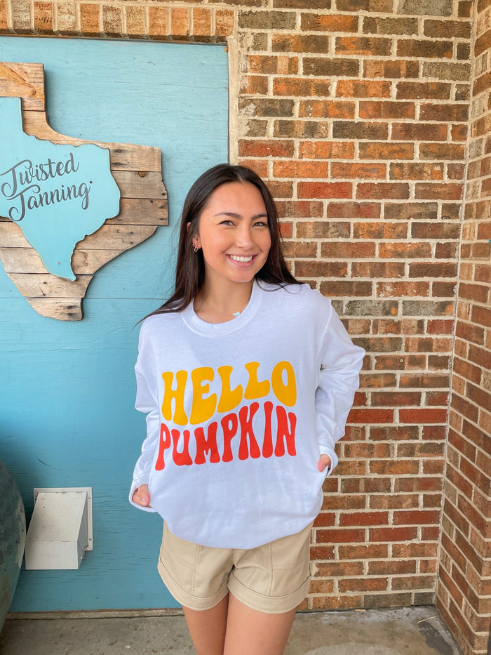 Hello pumpkin sweatshirt