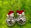 Xmas disco mirror charm