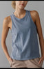 Mineral wash sleeveless tank