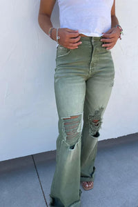 Olive jeans