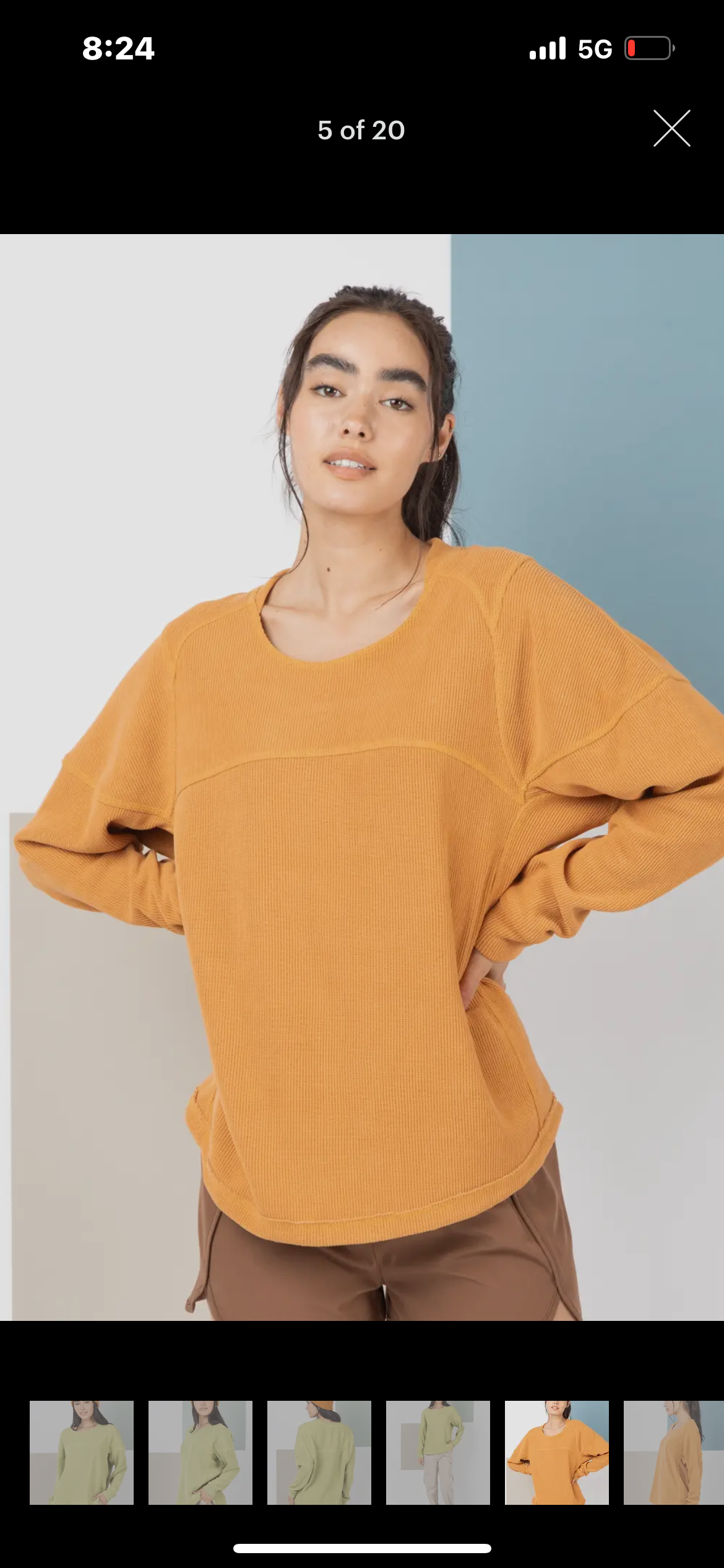 Oversized knit top