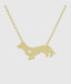 Dog plated necklace