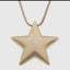 Puff star necklace