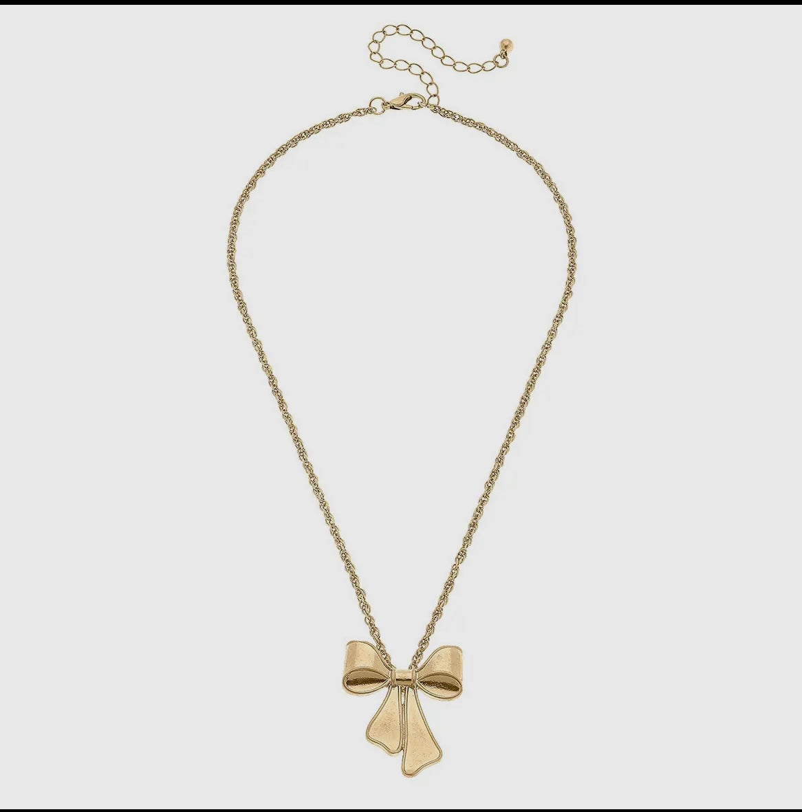 Maxwell bow necklace