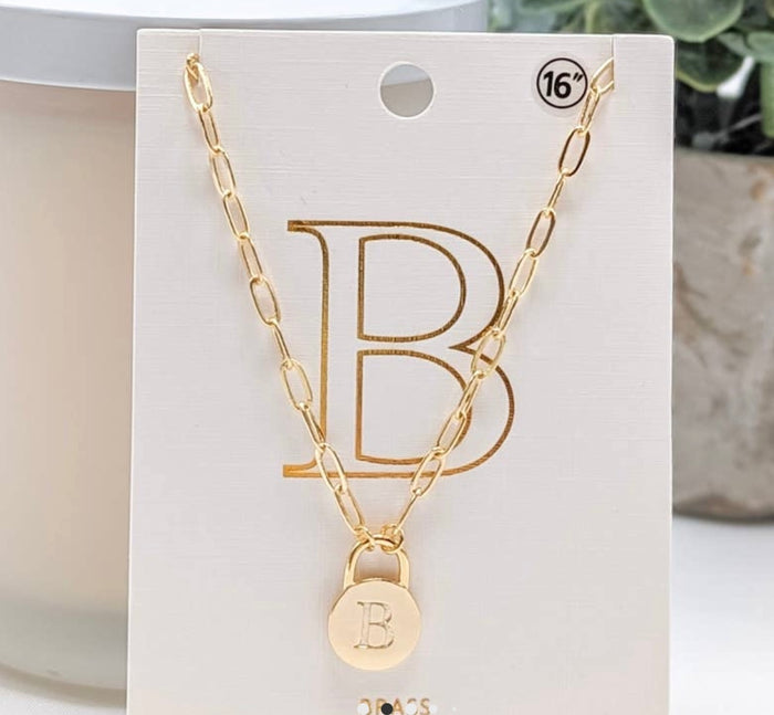 Ashley gold plated initial