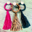 12” tassel keychain