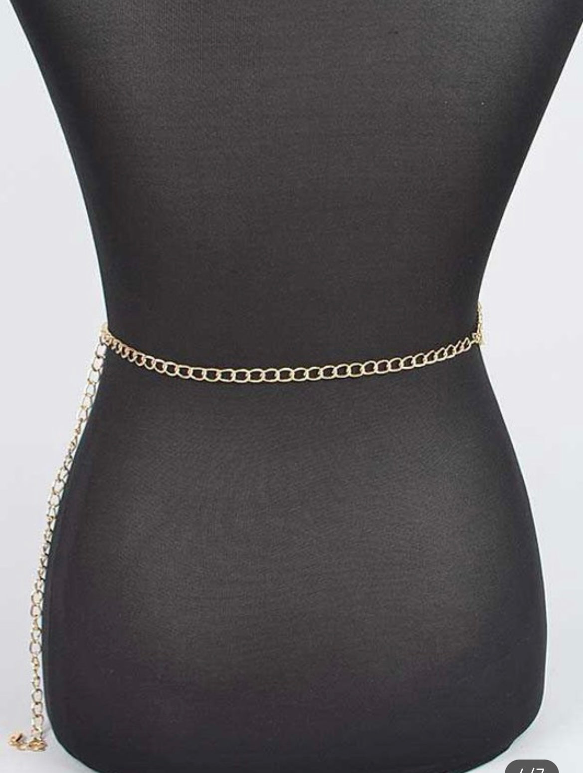 Rhinestone clearance chain belts