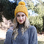 Cable Pom beanie