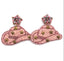 Hat bling earrings