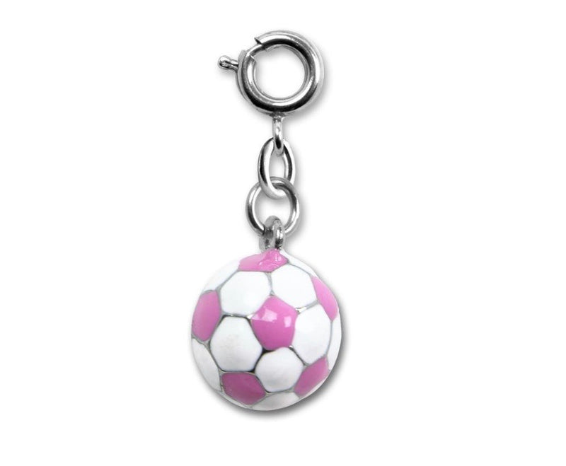 Charm it! Pink Soccer Ball Charm