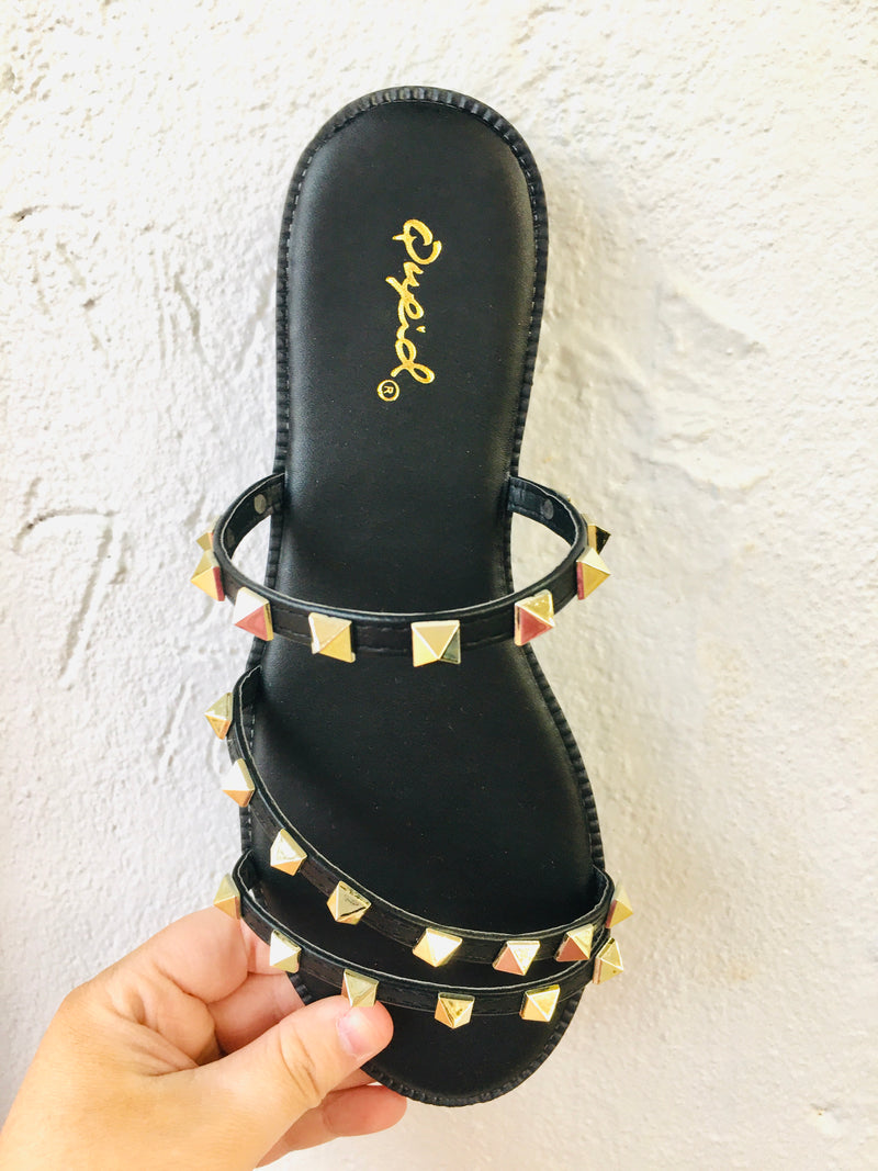 Studded sandals