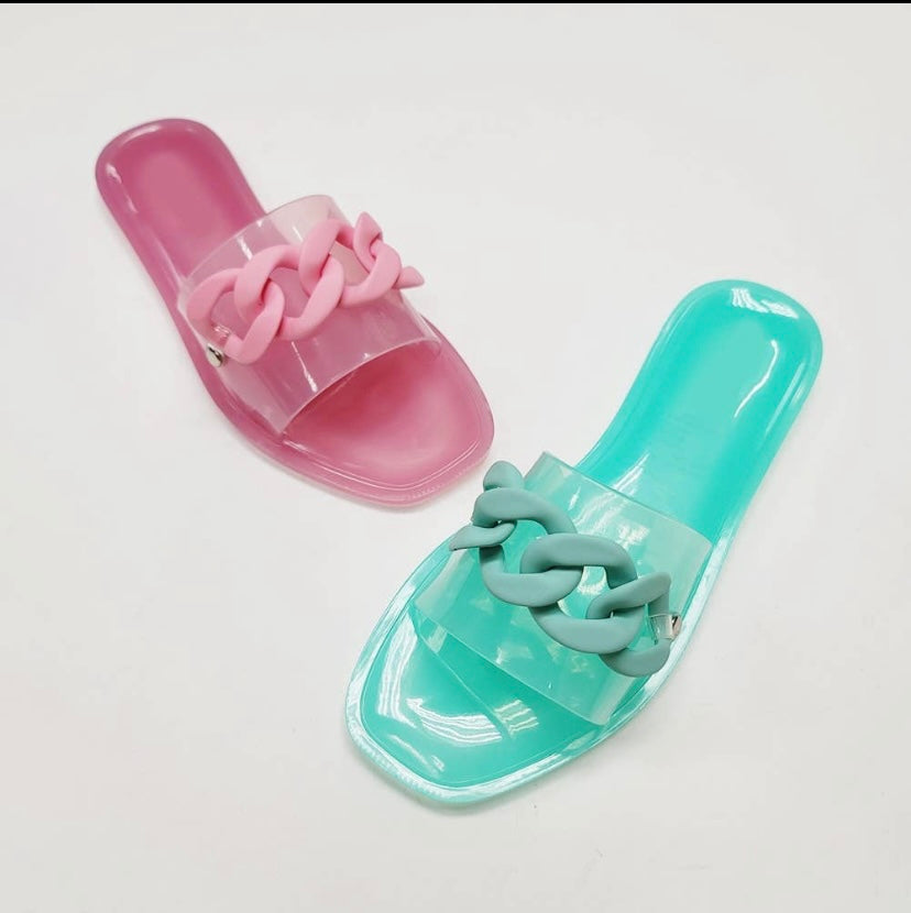 Pink Jelly sandals