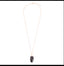 Fastened Oval Stone Necklace