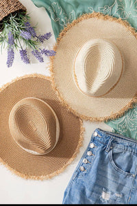 Straw Panama hats