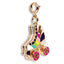 Charm It! Gold RAINBOW ROLLERSKATE Charm