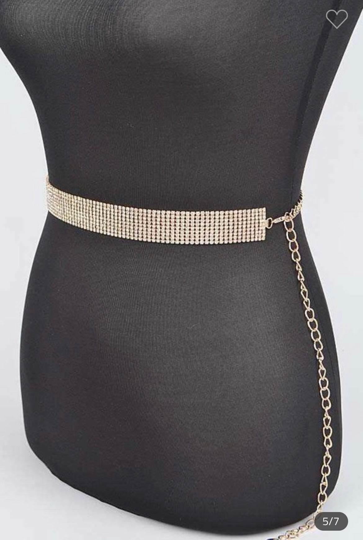 Chain belts for outlet plus size